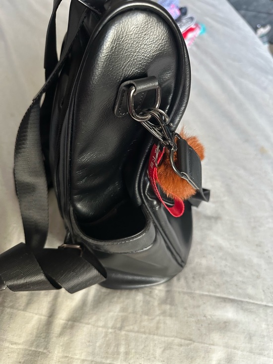 Black faux Leather Backpack - Unbranded main image 7